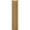 Ekena Millwork 6-in W x 20-in D x 28-in H Balboa Slat Rough Cedar Woodgrain TimberThane Outlooker, Primed Tan OUTUR060X20X28BOA24RCPR - alternate 4